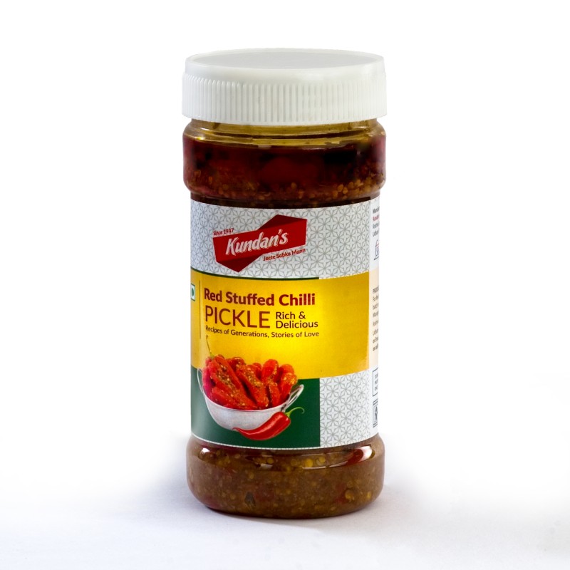Red Stuffed Chilli Pickle